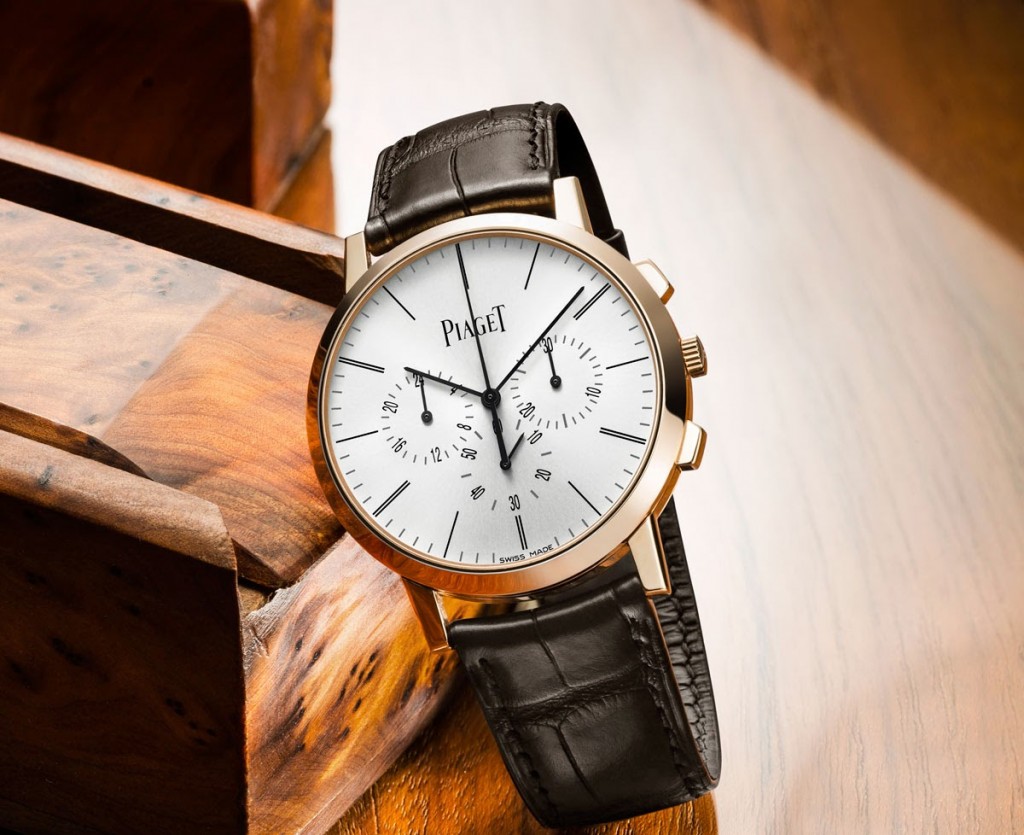 Copy Piaget Altiplano Chronograph Watches With Brown Alligator Straps