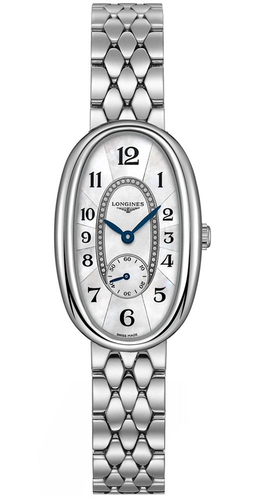 The slender oval-shaped cases with domed bezels leave people a gentle image. 